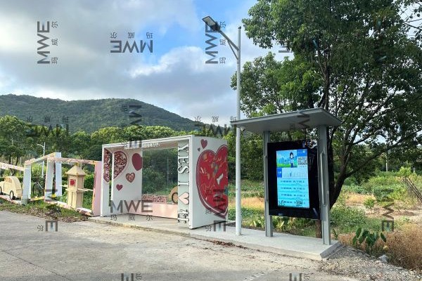 浙江舟山六橫島電子公交站牌案例